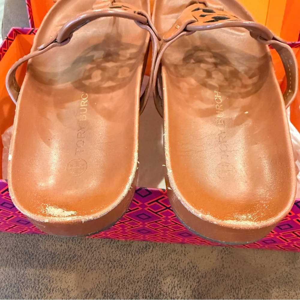 Tory Burch Miller Cloud Sandal, Aged Camello - Picture 6 of 9